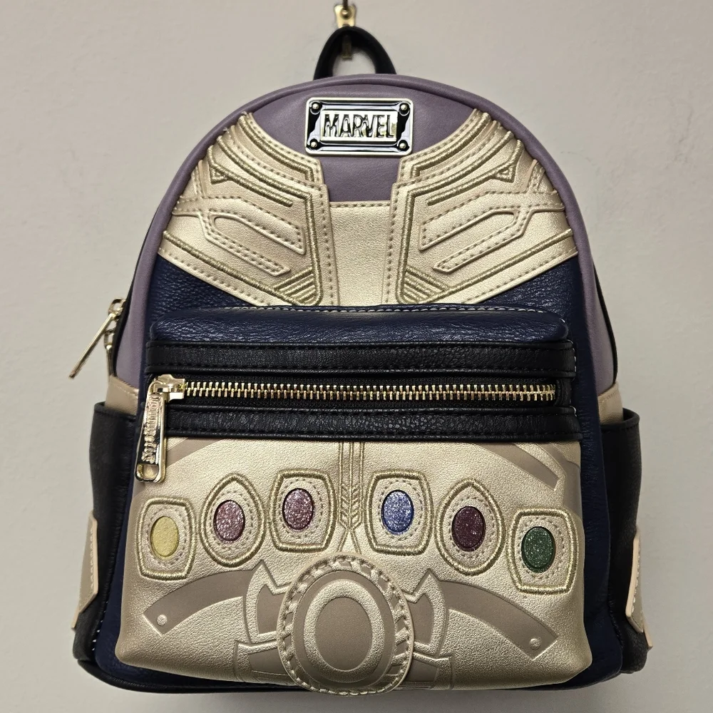 Loungefly Marvel Thanos Gauntlet Backpack - Picture 3 of 10